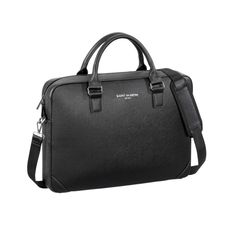 Saint-Martin - Sacoche ordinateur noir Noah - 1 compartiment - 15,6" - Viquel