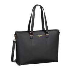 Saint-Martin - Sac cabas pour ordinateur noir Alba _ 1 compartiment - 15,6" - Viquel