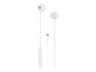 T'nB CURV - Auriculares internos con micro - en oreja - cableado - Lightning - blanco