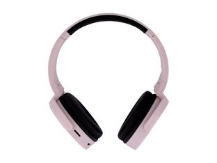 T'nB SINGLE 2 - Auriculares con diadema con micro - tamaño completo - Bluetooth - inalámbrico - conector de 3,5 mm - rosa