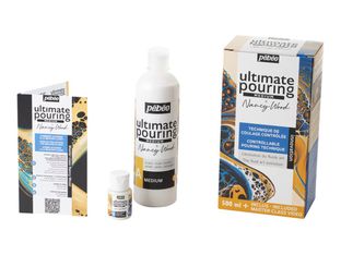 Pebeo Ultimate Pouring x Nancy Wood - Ensemble moyen - peinture à base d'eau - satin