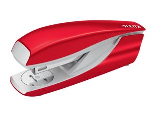 Leitz WOW 5502 - Agrafeuse - 30 feuilles / 3 mm - 24/6, 26/6 - plastique, métal - rouge