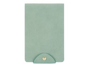 Oberthur Paola - Cahier de notes - petit - A6 (105 x 148 mm) - 100 feuilles / 200 pages - doublé - vert amande - polyuréthane (PU)