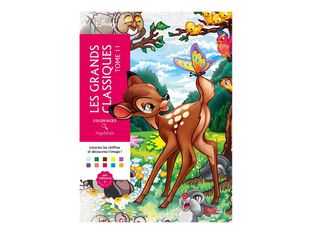 Coloriages mystères Disney - Les Grands classiques Tome 11 - livre à colorier (livre de poche)