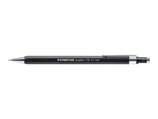 STAEDTLER graphite 778 - Porte-mine - 0.7 mm - rétractable - avec gomme (pack de 10)