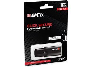 EMTEC B120 Click Secure - 16 GB - USB Type-A - 3.2