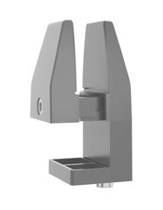 Support de fixation par pince étau pour écran de séparation (bureau seul) - aluminium