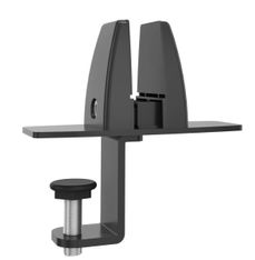 Support de fixation par pince étau pour écran de séparation (bureau face à face) - carbone