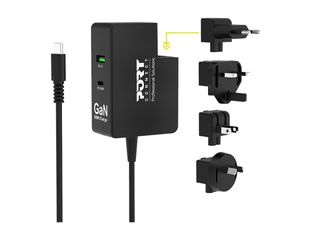PORT Connect - Chargeur secteur universel USB-C et USB-A Quick Charge - GaN 100 Watt 