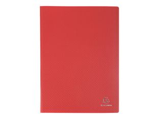 Exacompta OpaK - Porte vues A4 - 100 compartiments - 200 vues - rouge
