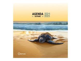 Editions Orphie - Agenda - 2024-2025 - semainier - livre de poche - 160 x 160 mm - 176 pages - French Guiana