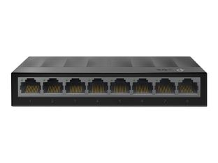 TP-Link LiteWave LS1008G - Conmutador - sin gestionar - 8 x 10/100/1000 - sobremesa, montaje en pared