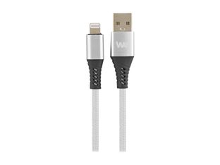 T'nB - Cable Lightning - Lightning macho a USB macho - 2 m - gris