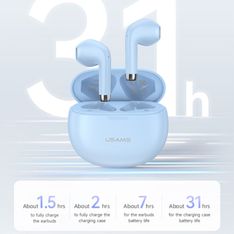 ECOUTEURS BT 5.3 - DESIGN PREMIUM BLEU P