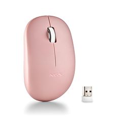 NGS Raton Inalambrico Teclas silenciosas  - rosa
