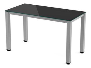 Rocada Executive - Mesa - rectangular - negro - aluminio base