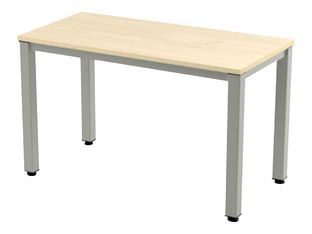 Rocada Executive - Mesa - rectangular - verde haya - gris, RAL 9006 base