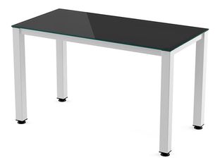 Rocada Executive - Mesa - rectangular - negro - blanco base