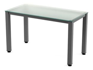 Rocada Executive - Mesa - rectangular - translúcido - antracita base