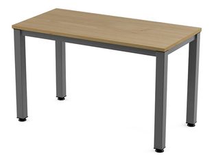 Rocada Executive - Mesa - rectangular - roble - antracita, RAL 7015 base