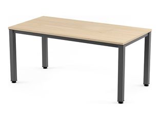 Rocada Executive - Mesa - rectangular - verde haya - antracita, RAL 7015 base