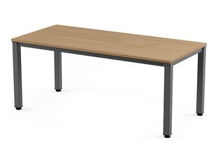 Rocada Executive - Mesa - rectangular - roble - antracita base