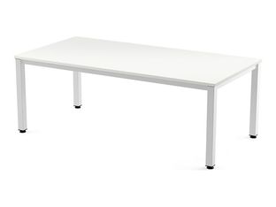 Rocada Executive - Mesa - rectangular - blanco - blanco base