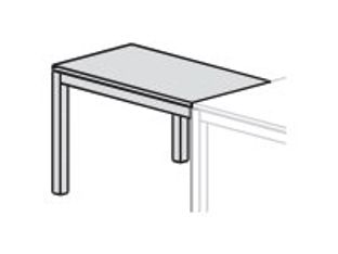 Rocada Executive - Escritorio en L - rectangular - blanco - blanco base