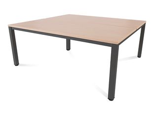 Rocada Executive - Mesa - rectangular - verde haya - antracita base