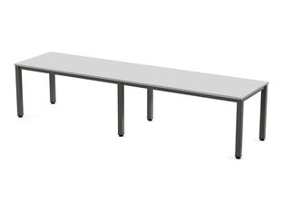 Rocada Executive - Mesa - rectangular - gris - antracita, RAL 7015 base