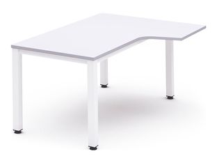 Rocada Executive - Mesa - en escuadra (derecha) - blanco - blanco base