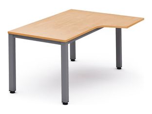 Rocada Executive - Mesa - en escuadra (derecha) - verde haya - antracita base