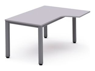 Rocada Executive - Mesa - en escuadra (derecha) - gris - antracita base