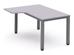 Rocada Executive - Mesa - forma de L (izquierdo) - gris - antracita base