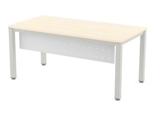 Rocada Executive - Panel frontal de escritorio - acero - blanco, RAL 9003