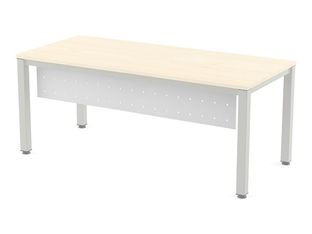 Rocada Executive - Panel frontal de escritorio - acero - blanco, RAL 9003