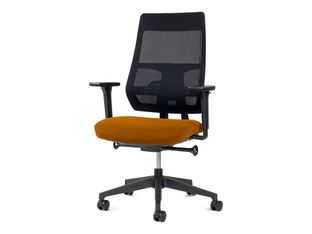 rocada Ergoline - Silla - professional - reposabrazos - forma de T - inclinación - giratorio - naranja
