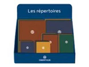Oberthur Manosque - Répertoire - 72 pages - ivoire (pack de 27)