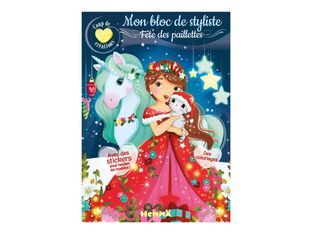 Hemma Coup de coeur créations - Mon bloc de styliste - Fête des paillettes