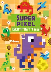Hemma - Gommettes - Super Pixel - Dinosaures