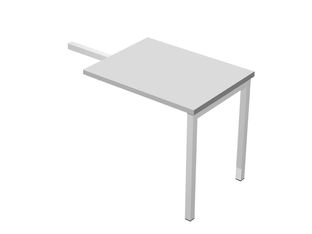 Retour direct pour Bureau Trend pieds métal arche - L140 - plateau gris