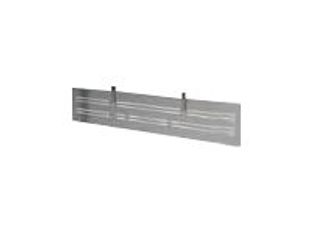 Voile de fond en métal gris aluminium pour bureau Trend - L168