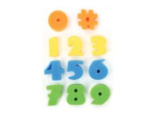 Graine Creative - Ensemble d'éponge de peinture - 11 pièces - nombres - mousse