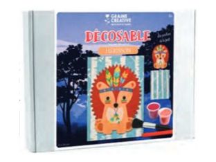 Graine Creative - Kit de travaux créatifs - hedgehog - 30 x 40 cm