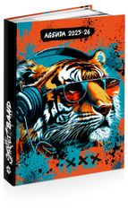 Agenda rembordé Humanimals Street - 1 jour par page - 12x17 cm - 3 décors assortis - Kid'Abord