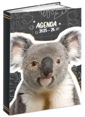 Agenda rembordé Funny Animals - 1 jour par page - 12x17 cm - 3 décors assortis - Kid'Abord