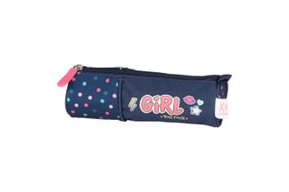 Trousse ronde KIP YOU ROCK- marine- Kid'Abord