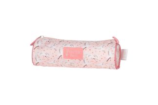 Trousse ronde KIP POETIC- rose- Kid'Abord
