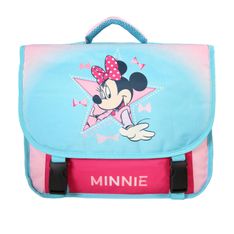 Cartable Minnie - 38cm -  2 compartiments - rose - Bagtrotter
