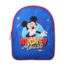 Sac a dos Mickey - 32cm -  1 compartiment - bleu - Bagtrotter